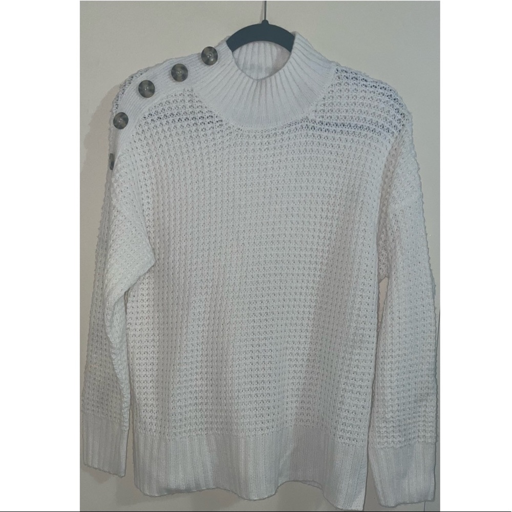 Full Circle Threads White Sweater Size 1X